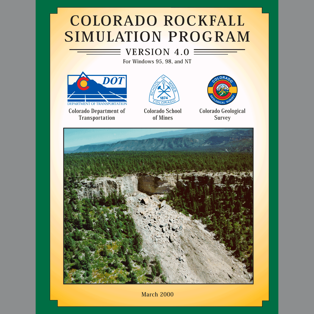 Colorado rockfall simulation program crsp